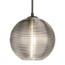 Besa Lighting J-461602-BK - Besa Kristall 8 Pendant For Multiport Canopy Black Smoke 1x75W MAX E26 Base