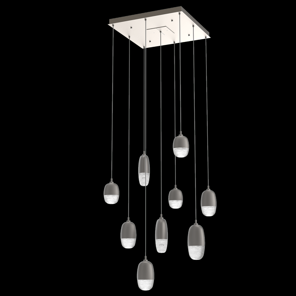 Pebble 9 Multi-Port S/M/L Glass-Heritage Brass