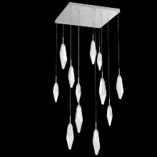 Hammerton CHB0050-12-CS-CC-C01-L3 - Rock Crystal Square 12pc Multi-Pendant