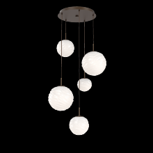 Hammerton CHB0092-05-FB-WL-C01-L3 - Gaia Round 5pc Multi-Pendant