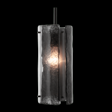 Hammerton LAB0044-08-MB-FR-C01-E2 - Textured Glass Pendant - 8-Inch