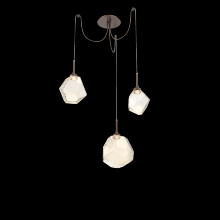 Hammerton SCB0039-03-BB-A-C01-L1 - Gem Round 3pc Swag Multi-Pendant