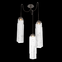 Hammerton SCB0056-03-FB-LC-C01-L1 - Ledgestone Round 3pc Swag Multi-Pendant