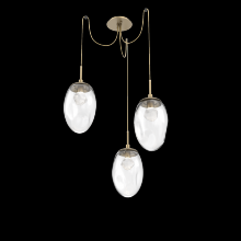 Hammerton SCB0067-03-GB-ZC-C01-L1 - Meteo Round 3pc Swag Multi-Pendant