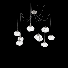 Hammerton SCB0068-09-BS-GC-C01-L1 - Nova Round 9pc Swag Multi-Pendant