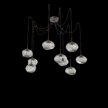 Hammerton SCB0068-09-FB-ZS-C01-L1 - Nova Round 9pc Swag Multi-Pendant