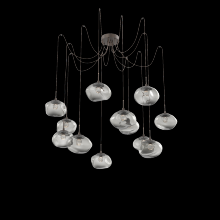 Hammerton SCB0068-12-FB-FS-C01-L1 - Nova Round 12pc Swag Multi-Pendant