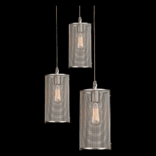 Hammerton CHB0019-09-BS-0G-C01-L3 - Uptown Mesh Square 9pc Multi-Pendant