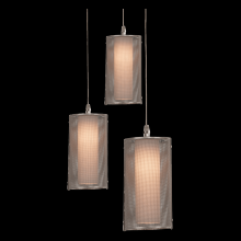 Hammerton CHB0019-03-NB-F-C01-L1 - Uptown Mesh Round 3pc Multi-Pendant