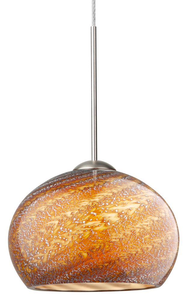 Pendant Nautilus Mocha Polished Nickel G4 Hal 35W 700lm Monopoint