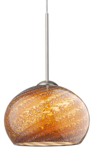 Stone Lighting PD111MOPNX3M - Pendant Nautilus Mocha Polished Nickel G4 Hal 35W 700lm Monopoint