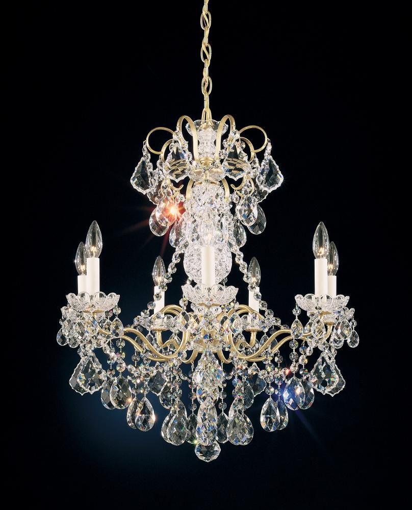 New Orleans 7 Light 120V Chandelier in French Gold with Radiance Crystal