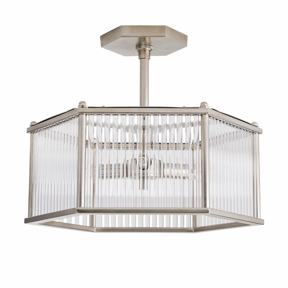 Hera Hexagon Flush Mount
