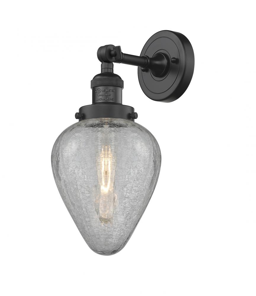 Geneseo - 1 Light - 7 inch - Matte Black - Adjustable Sconce