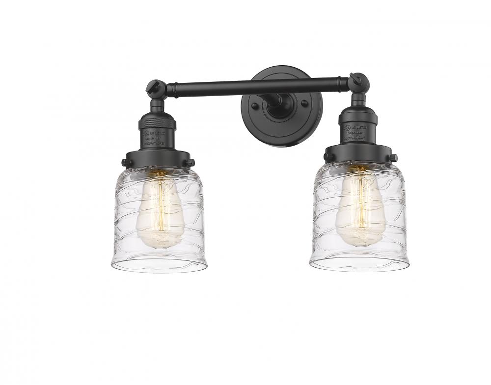 Bell - 2 Light - 16 inch - Oil Rubbed Bronze - Adjustable Bath Vanity Light