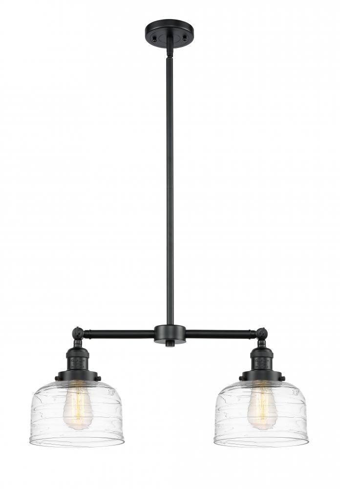Bell - 2 Light - 21 inch - Oil Rubbed Bronze - Stem Hung - Adjustable Island Light