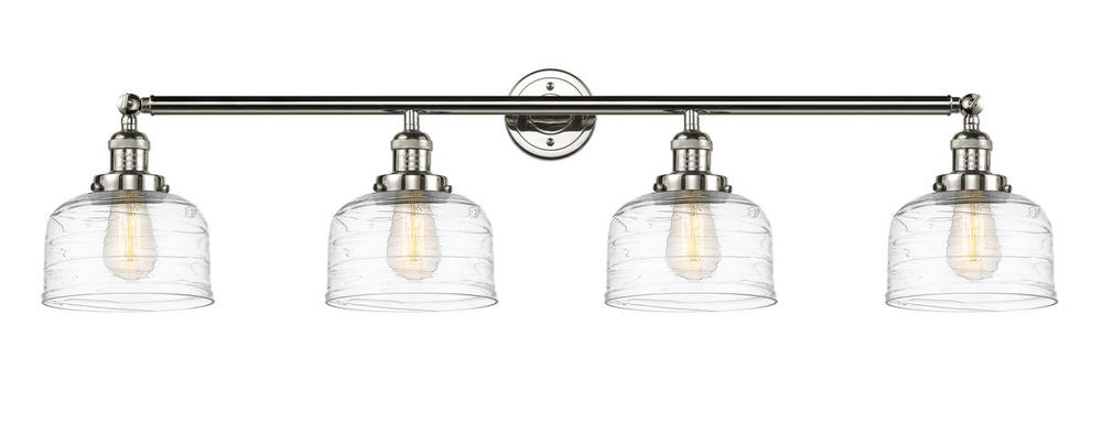 Bell - 4 Light - 44 inch - Polished Nickel - Adjustable Bath Vanity Light