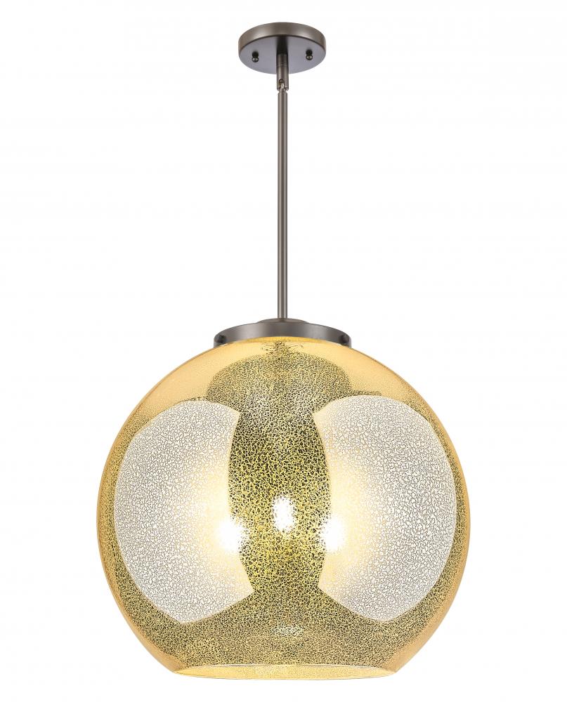 Athens - 3 Light - 18 inch - Oil Rubbed Bronze - Cord hung - Pendant
