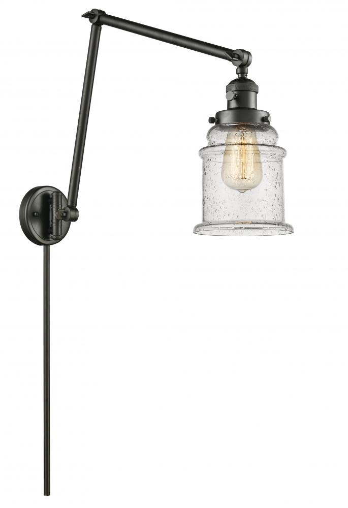 Canton - 1 Light - 6 inch - Oil Rubbed Bronze -Adjustable Swing Arm
