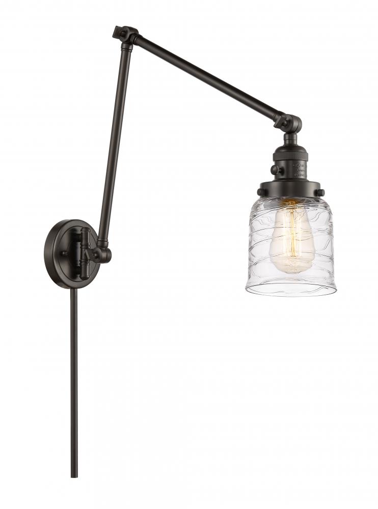 Bell - 1 Light - 8 inch - Oil Rubbed Bronze -Adjustable Swing Arm