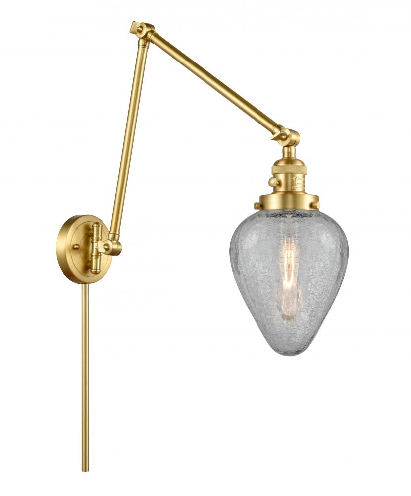 Geneseo - 1 Light - 8 inch - Satin Gold -Adjustable Swing Arm