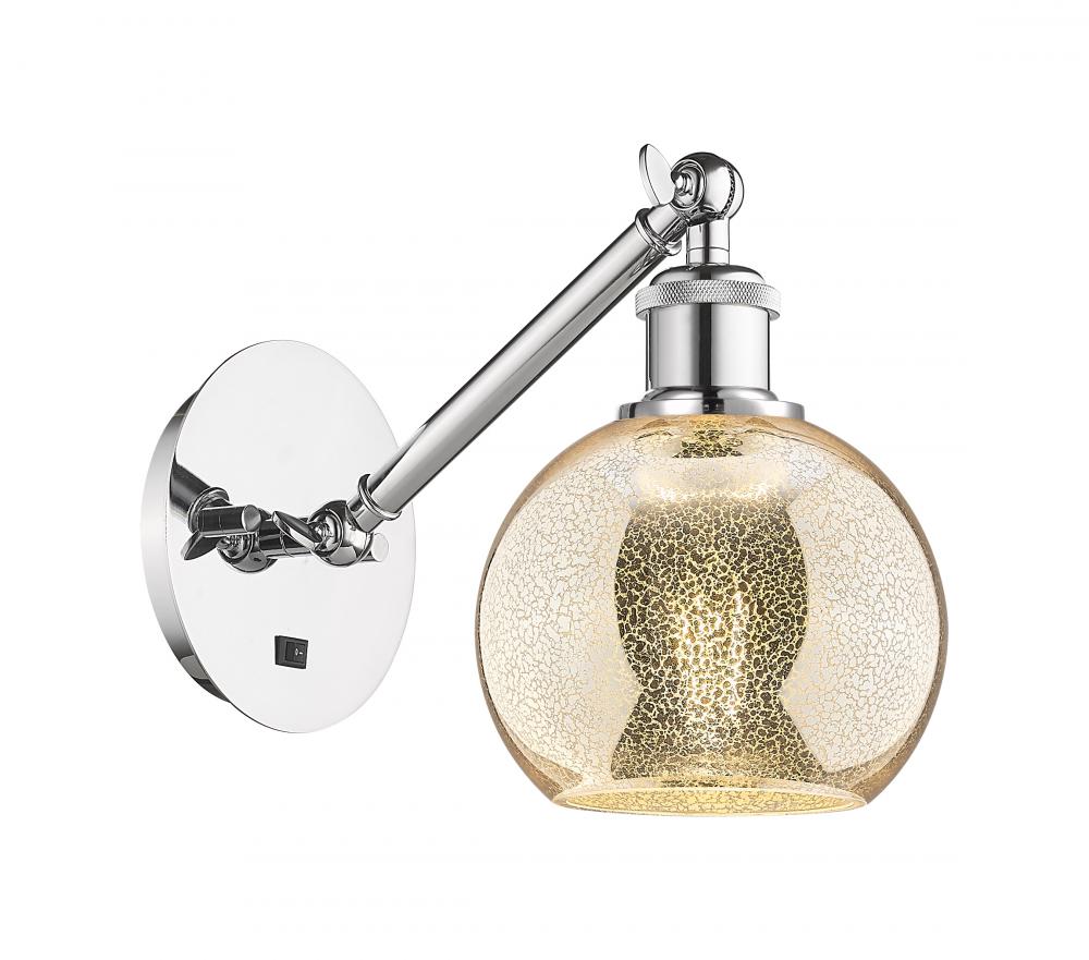 Athens - 1 Light - 6 inch - Polished Chrome - Adjustable Sconce