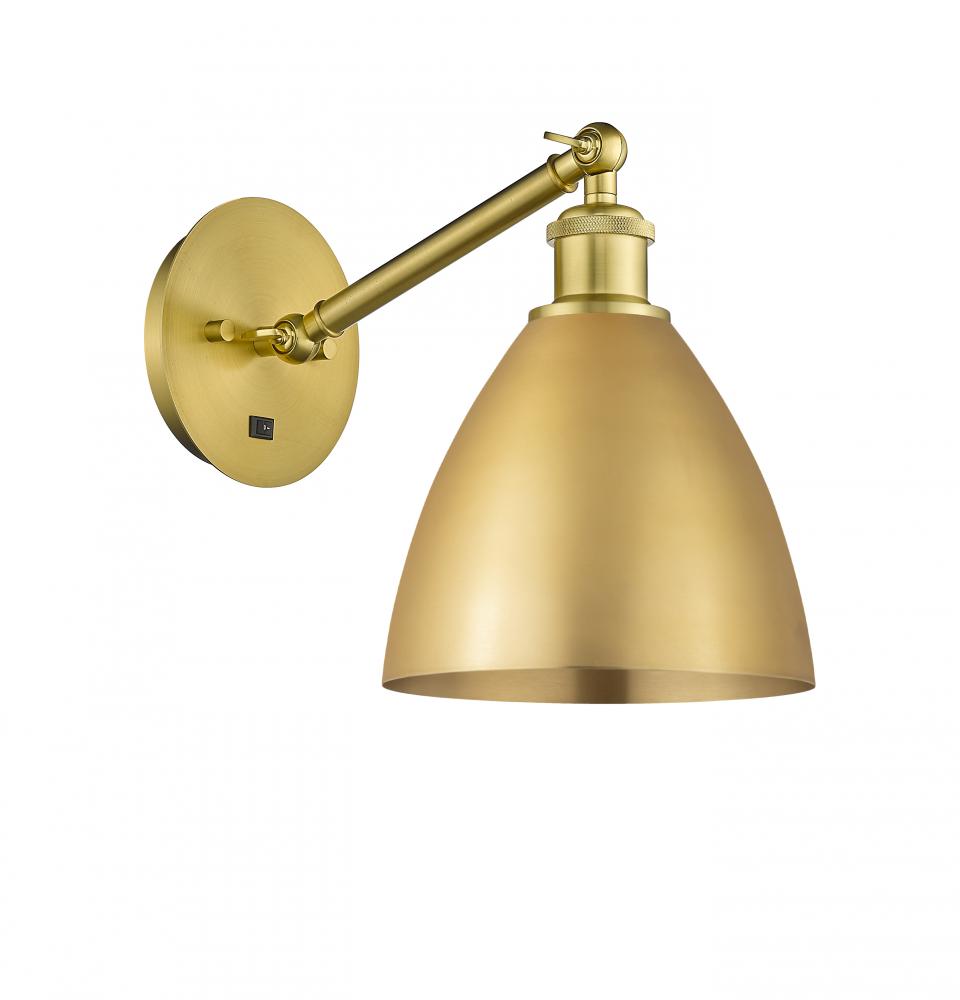 Bristol - 1 Light - 8 inch - Satin Gold - Adjustable Sconce