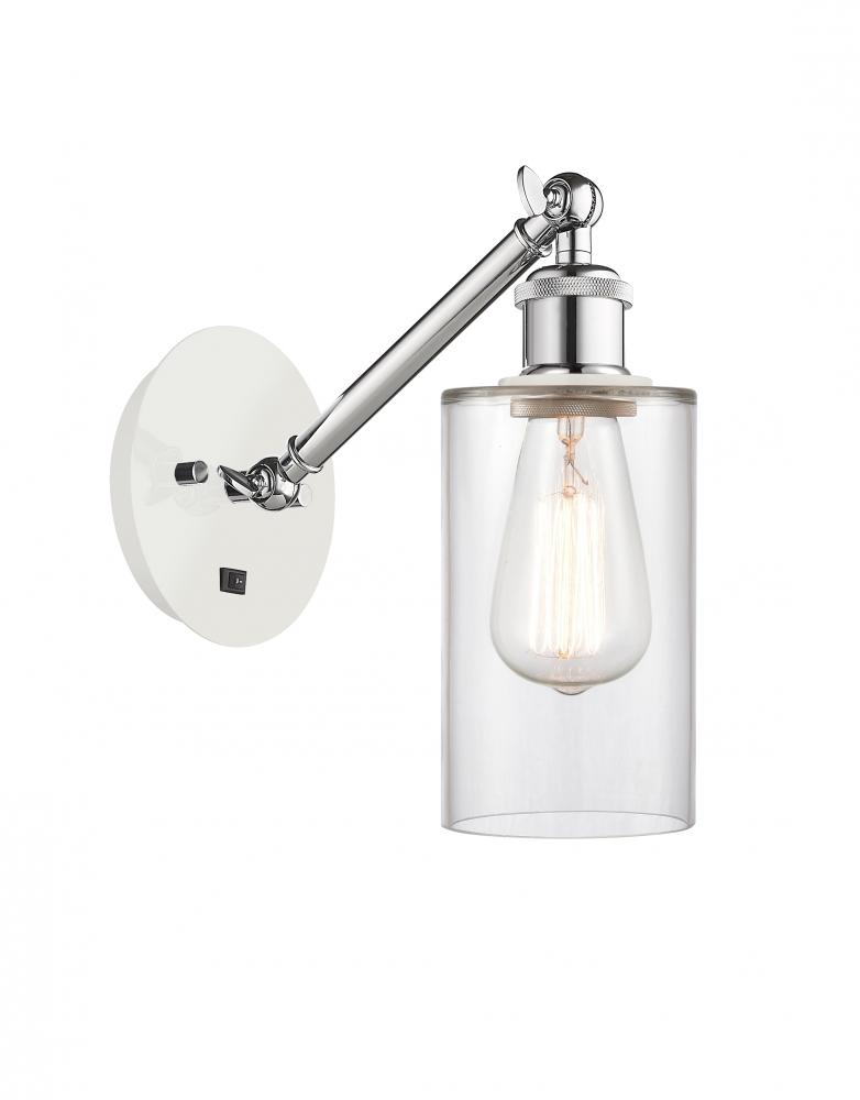 Clymer - 1 Light - 4 inch - White Polished Chrome - Adjustable Sconce
