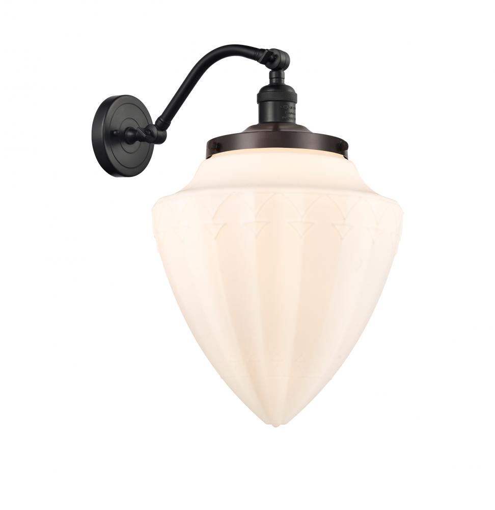 Bullet - 1 Light - 12 inch - Oil Rubbed Bronze - Adjustable Sconce