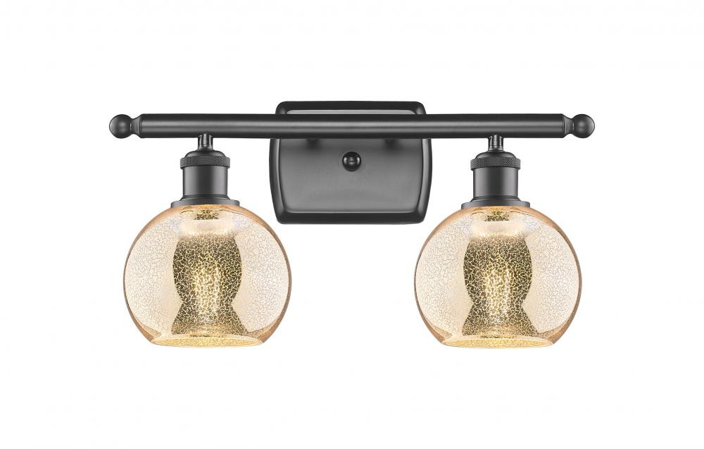 Athens - 2 Light - 16 inch - Oil Rubbed Bronze - Bath Vanity Light