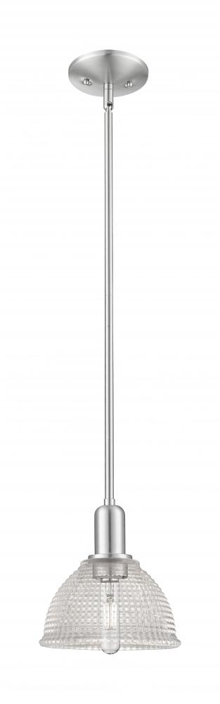 Arietta - 1 Light - 8 inch - Antique Copper - Stem hung - Mini Pendant