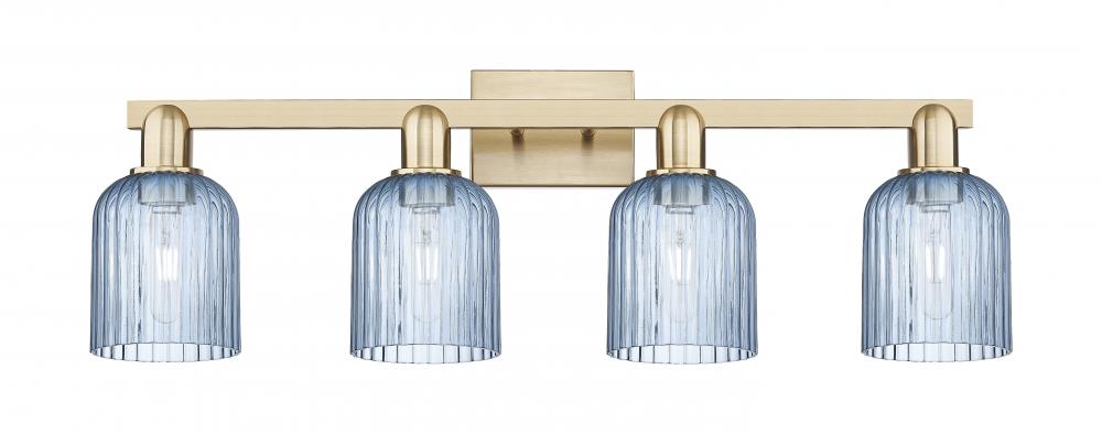 Bridal Veil - 4 Light - 36 inch - Champagne Bronze - Bath Vanity Light