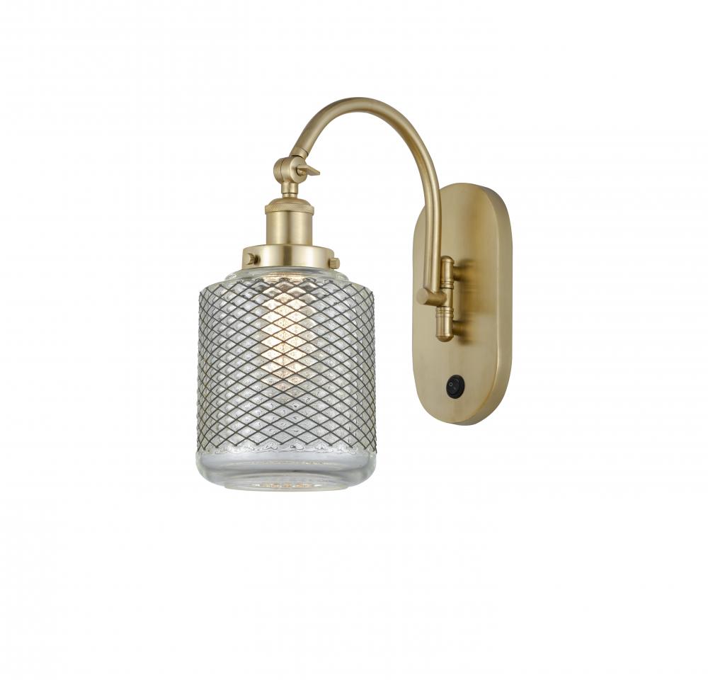 Stanton - 1 Light - 6 inch - Satin Gold - Adjustable Swing Arm