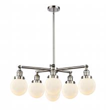 Innovations Lighting 207-6CR-PN-G201-6 - Beacon Chandelier