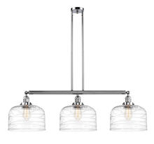 Innovations Lighting 213-PC-G713-L - Bell - 3 Light - 42 inch - Polished Chrome - Stem Hung - Adjustable Island Light