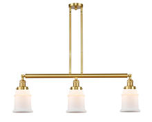 Innovations Lighting 213-SG-G181 - Canton - 3 Light - 39 inch - Satin Gold - Stem Hung - Adjustable Island Light