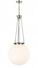 Innovations Lighting 221-1P-PN-G201-18 - Beacon - 1 Light - 18 inch - Polished Nickel - Chain Hung - Pendant
