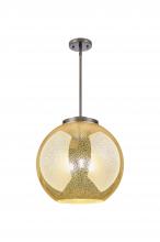 Innovations Lighting 221-3S-OB-G128-16 - Athens - 3 Light - 16 inch - Oil Rubbed Bronze - Cord hung - Pendant