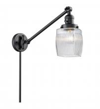 Innovations Lighting 237-BK-G302-LED - Colton - 1 Light - 8 inch - Matte Black -Adjustable Swing Arm