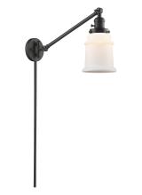 Innovations Lighting 237-OB-G181-LED - Canton - 1 Light - 8 inch - Oil Rubbed Bronze -Adjustable Swing Arm