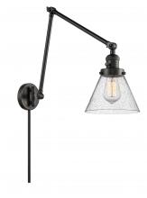 Innovations Lighting 238-BK-G44 - Cone - 1 Light - 8 inch - Matte Black -Adjustable Swing Arm