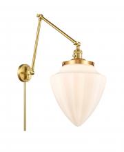 Innovations Lighting 238-SG-G661-12 - Bullet - 1 Light - 12 inch - Satin Gold -Adjustable Swing Arm