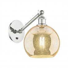 Innovations Lighting 317-1W-PN-G128-8 - Athens - 1 Light - 8 inch - Polished Nickel - Adjustable Sconce
