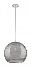 Innovations Lighting 434-1S-PN-G1213-12SM - Crown Point - 1 Light - 12 inch - Polished Nickel - Pendant