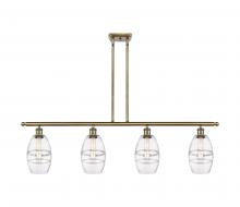 Innovations Lighting 516-4I-AB-G557-6CL - Vaz - 4 Light - 48 inch - Antique Brass - Cord hung - Island Light