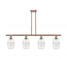 Innovations Lighting 516-4I-AC-G557-6CL - Vaz - 4 Light - 48 inch - Antique Copper - Cord hung - Island Light