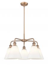 Innovations Lighting 516-5CR-AC-GBC-81 - Berkshire - 5 Light - 26 inch - Antique Copper - Chandelier