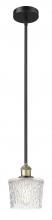Innovations Lighting 616-1S-BAB-G402 - Niagara - 1 Light - 7 inch - Black Antique Brass - Cord hung - Mini Pendant