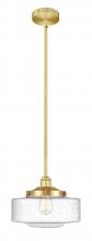Innovations Lighting 616-1S-SG-G694-12 - Bridgeton - 1 Light - 12 inch - Satin Gold - Stem Hung - Mini Pendant