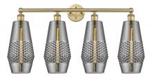 Innovations Lighting 616-4W-BB-G683-7 - Windham - 4 Light - 34 inch - Brushed Brass - Bath Vanity Light